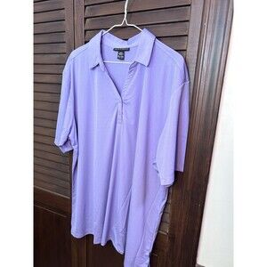 NWT Purple Prim Preux Collared Polo Shirt Size 2x